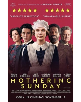 'Mothering Sunday' de Eva Husson. Trailer.