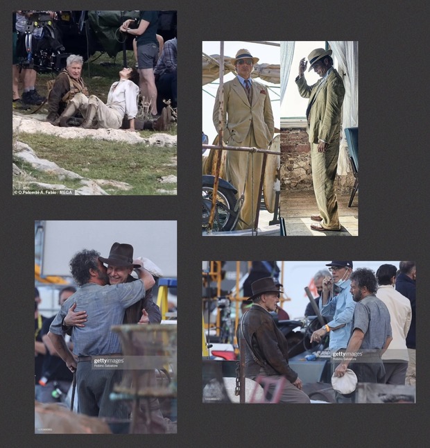 Fotos de, rodaje de 'Indiana Jones 5'.
