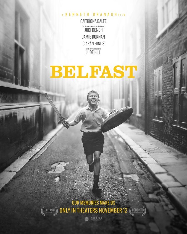 'Belfast' de Kenneth Branagh. Trailer subtitulado.