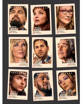 'No mires arriba' carteles individuales.