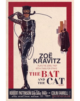 'The Bat and the Cat' cartel de Zoe Rose LoMenzo.