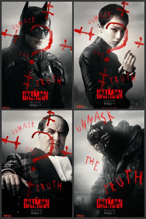 'The Batman' carteles individuales.