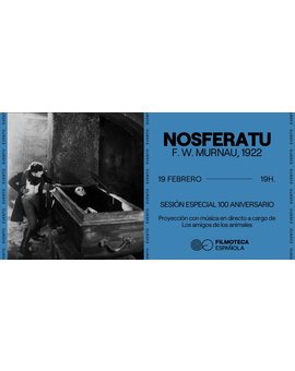 Si andáis por Madrid, hay celebración del centenario de 'Nosferatu'.