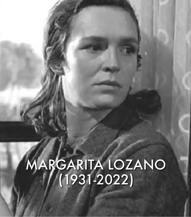 Margarita Lozano ha fallecido. R.I.P.