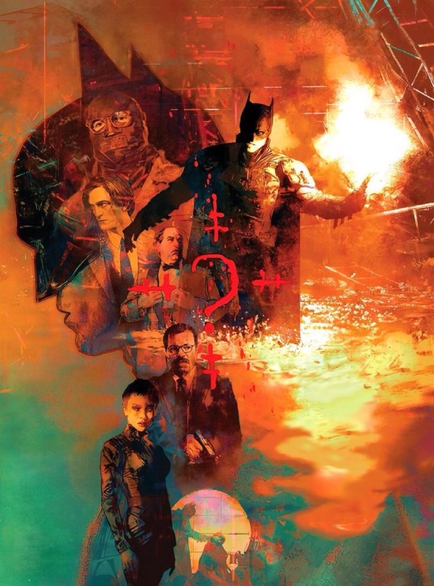 'The Batman' cartel de Bill Sienkiewicz.