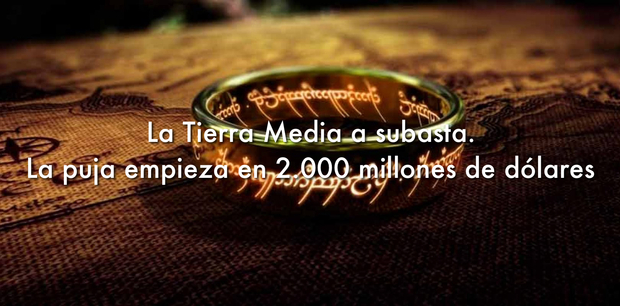Se subasta la Tierra Media.