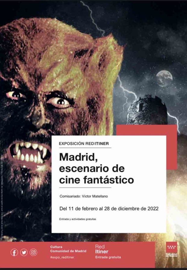 Exposición itinerante 'Madrid, escenario de cine fantástico'. Todas las piezas son originales