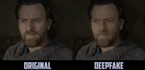 Obi-Wan pasado por deppfake.