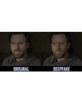 Obi-Wan pasado por deppfake.