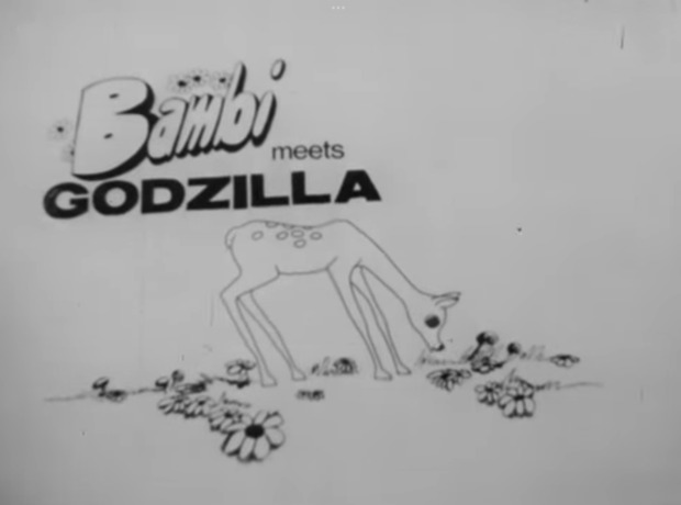'Bambi meets Godzilla' (1969) de Marv Newland.