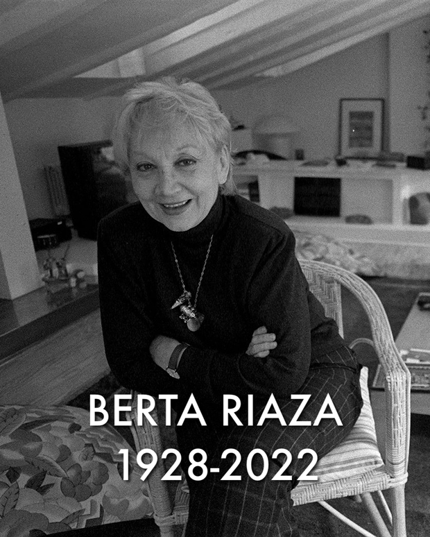 Berta Riaza ha fallecido. R.I.P.