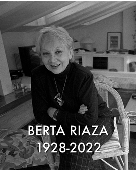 Berta Riaza ha fallecido. R.I.P.