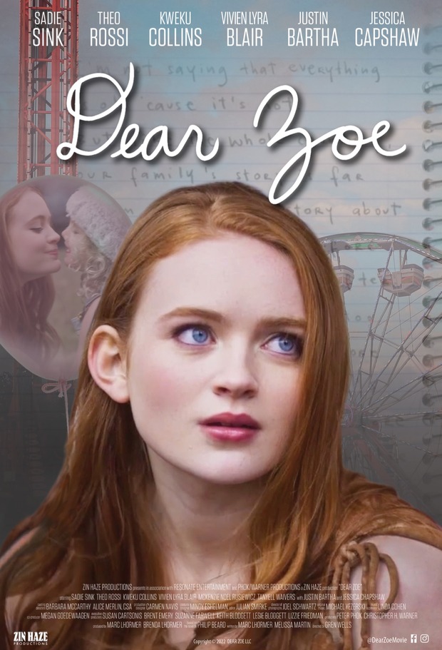 'Dear Zoe' de Gren Welles. Trailer.