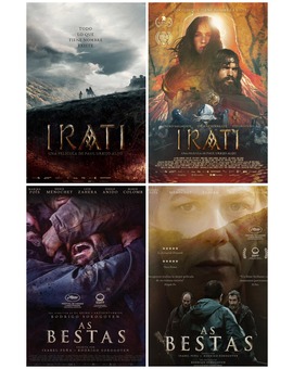 Carteles cuando se está promocionando vs cuando se estrena. El horror.
