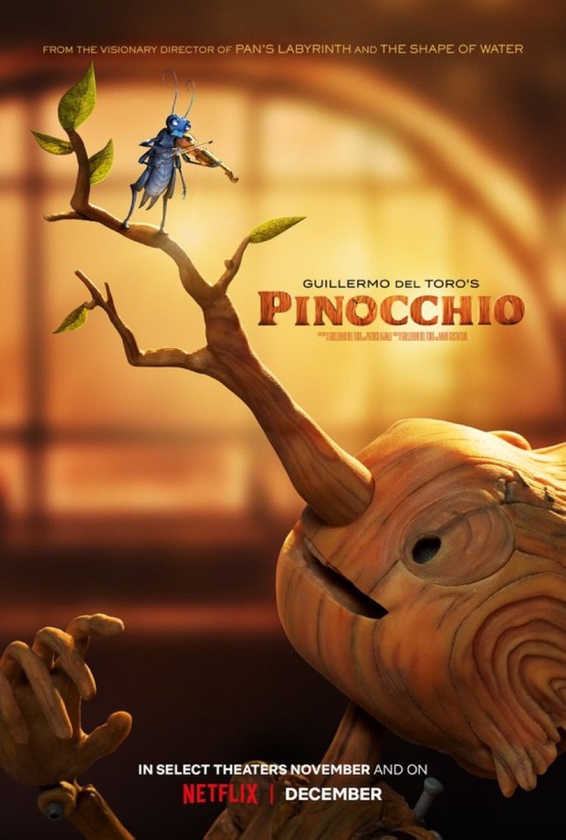 ‘Guillermo del Toro's Pinocchio' de Guillermo del Toro y Mark Gustafson. Trailer.