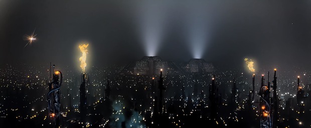 Blade Runner Skyline in 8K (8K Ultra HD) Upscale with Machine Learning AI.