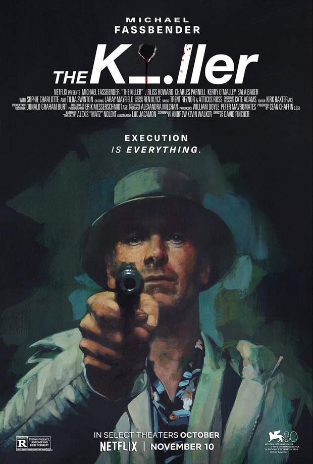 Cartel de 'The Killer' de David Fincher.