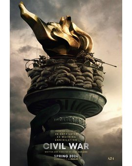 'Civil War' de Alex Garland. Primer póster.