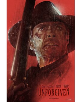 'Unforgiven'. Cartel de Casey Callender.
