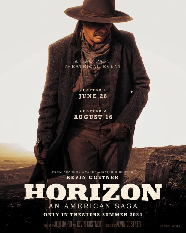 'Horizon. An American Saga. Capítulo 1' de Kevin Costner. Tráiler.