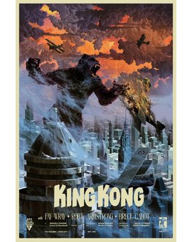 'King Kong' (1933). Cartel de Kilian Eng.