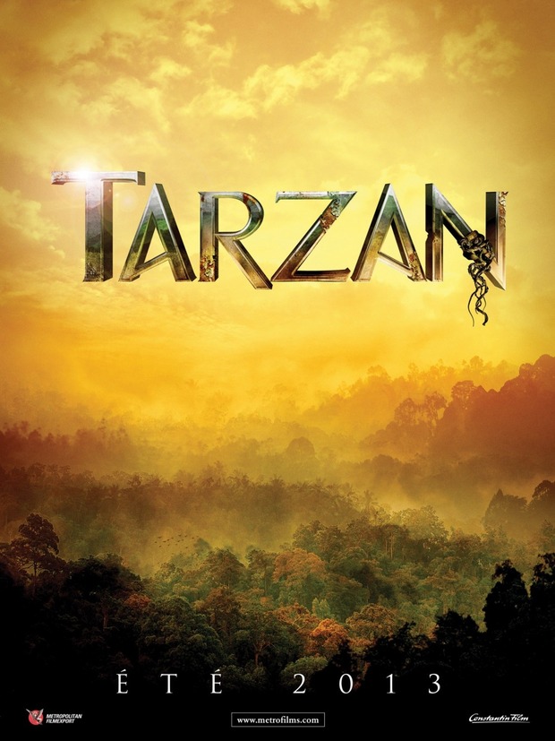 Tarzán. Teaser póster para Francia.