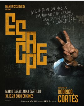'Escape' de Rodrigo Cortés. Primer cartel.