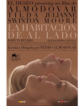 Primer cartel de 'La habitación de al lado' de Pedro Almodóvar.