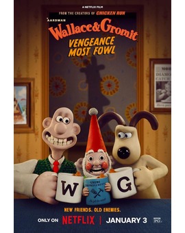 'Wallace & Gromit: Vengeance Most Fowl' de Nick Park y Merlin Crossingham. Teaser tráiler.
