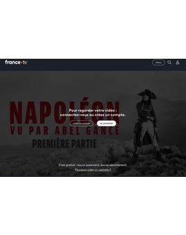Durante un mes se puede ver 'Napoleón' de Abel Gance (restauración, 7 horas) en FranceTV.