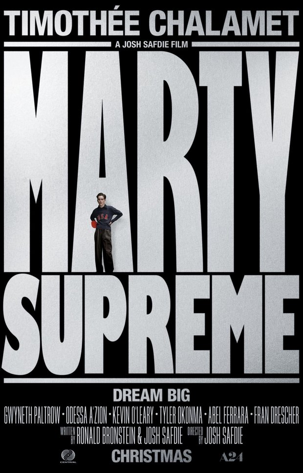 'Marty Supreme' de Joshua Safdie. Tráiler.