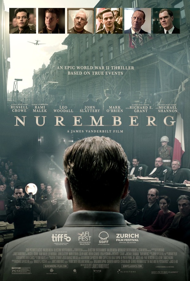 'Nuremberg' de James Vanderbilt. Tráiler.