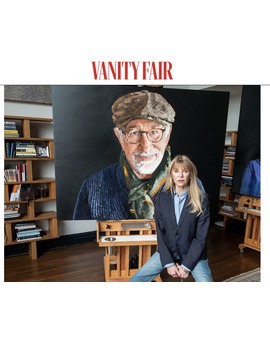 Kate Capshaw pinta el retrato de su marido para la Galería Nacional de Retratos.