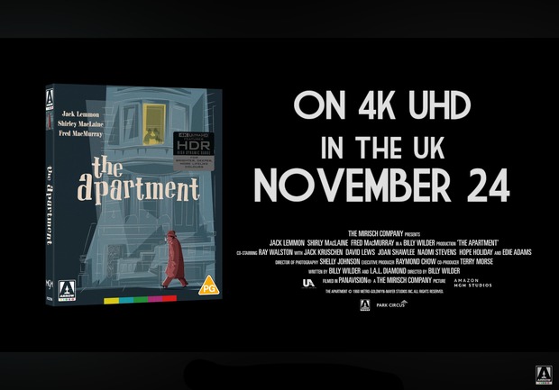 'El Apartamento' de Billy Wilder, edición en 4K. ¿La veremos por aquí? Tráiler.