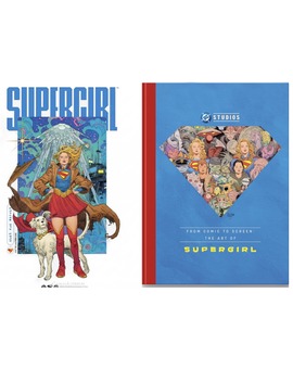 'Supergirl' de Bilquis Evely y 'From comic to screen. The art of Supergirl'.