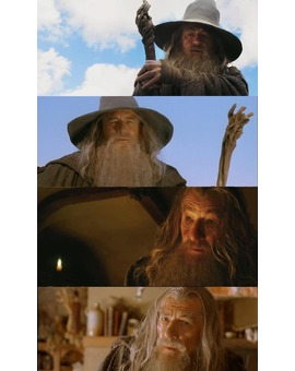 GANDALF EN 'EL HOBBIT' Y EN 'ESDLA'. UNA COMPARACIÓN.