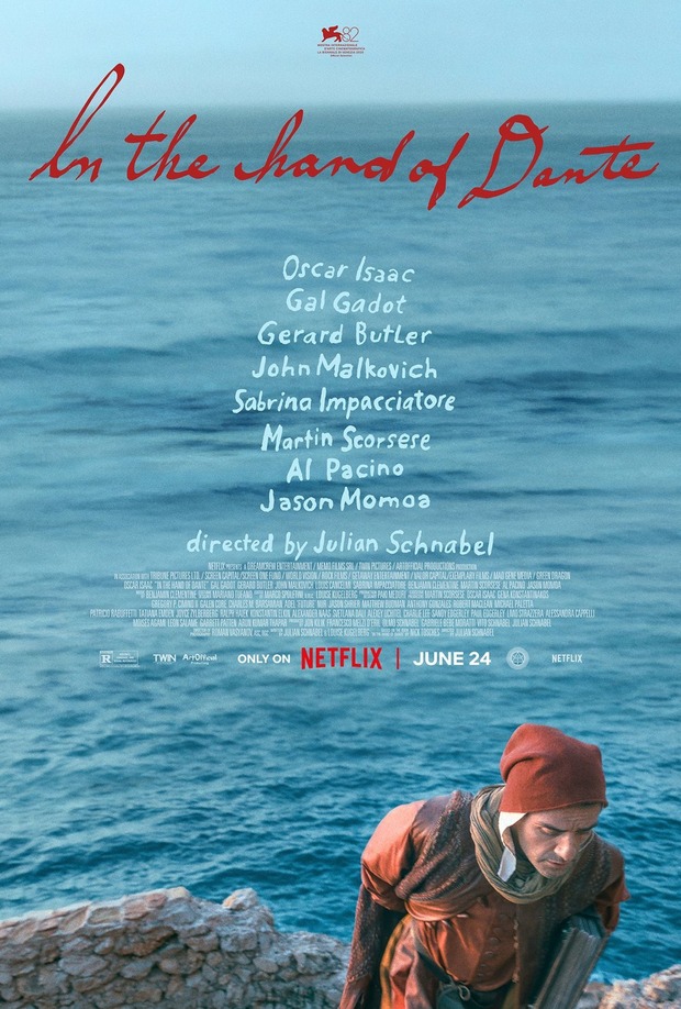 'In the hand of Dante' de Julian Schnabel. Tráiler.