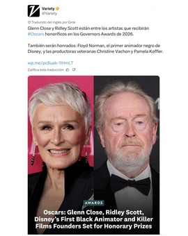 Oscars honoríficos.