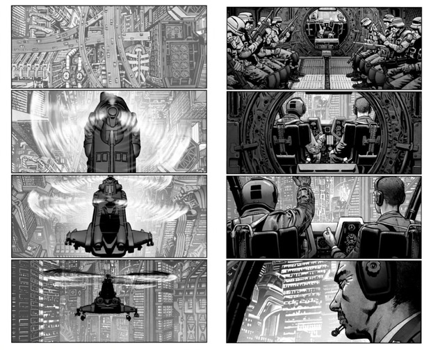 ASÍ PODRÍA HABER SIDO 'AKIRA'. STORYBOARD DE  CHRIS WESTON 3/6