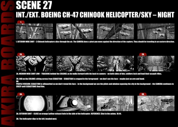 ASÍ PODRÍA HABER SIDO 'AKIRA'. STORYBOARD DE CHRIS WESTON 4/6