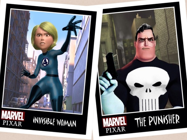 Y AÚN MÁS MARVEL PIXAR