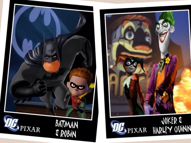 EL UNIVERSO BATMAN SI LO HICIERA PIXAR 1/5