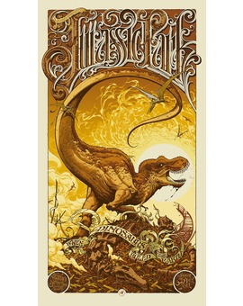 POSTER 'JURASSIC PARK' ESTILO DECO DE AARON HORKEY