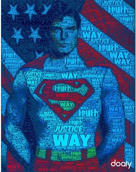 SUPERMAN TIPOGRAFICO