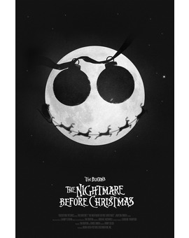 'THE NIGHTMARE BEFORE CHRISTMAS' ESTE POSTER ES BUENO, MUY BUENO