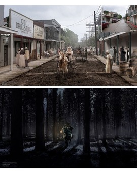 'DJANGO DESENCADENADO' CONCEPT ART DE JOSH NIZZI (2/3)