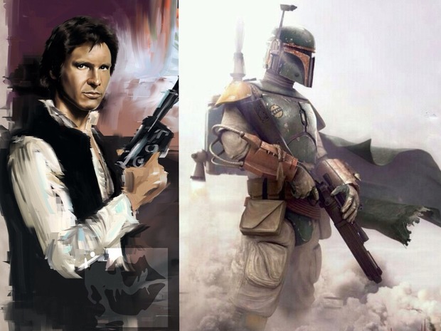HAN SOLO Y BOBA FETT PRIMEROS SPIN-OFF DE STAR WARS