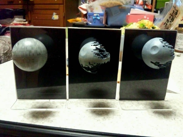 LA ESTRELLA DE LA MUERTE EN UNA PELOTA DE PING PONG HECHA POR UN ARTISTA DE OSAKA (4/4)