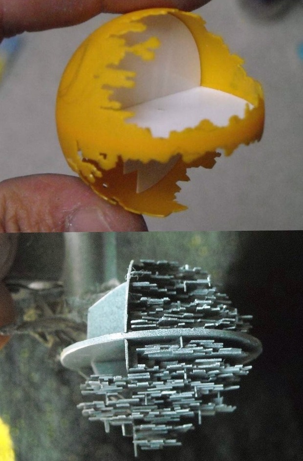 LA ESTRELLA DE LA MUERTE EN UNA PELOTA DE PING PONG HECHA POR UN ARTISTA DE OSAKA (3/4)