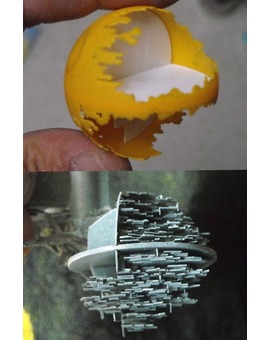 LA ESTRELLA DE LA MUERTE EN UNA PELOTA DE PING PONG HECHA POR UN ARTISTA DE OSAKA (3/4)